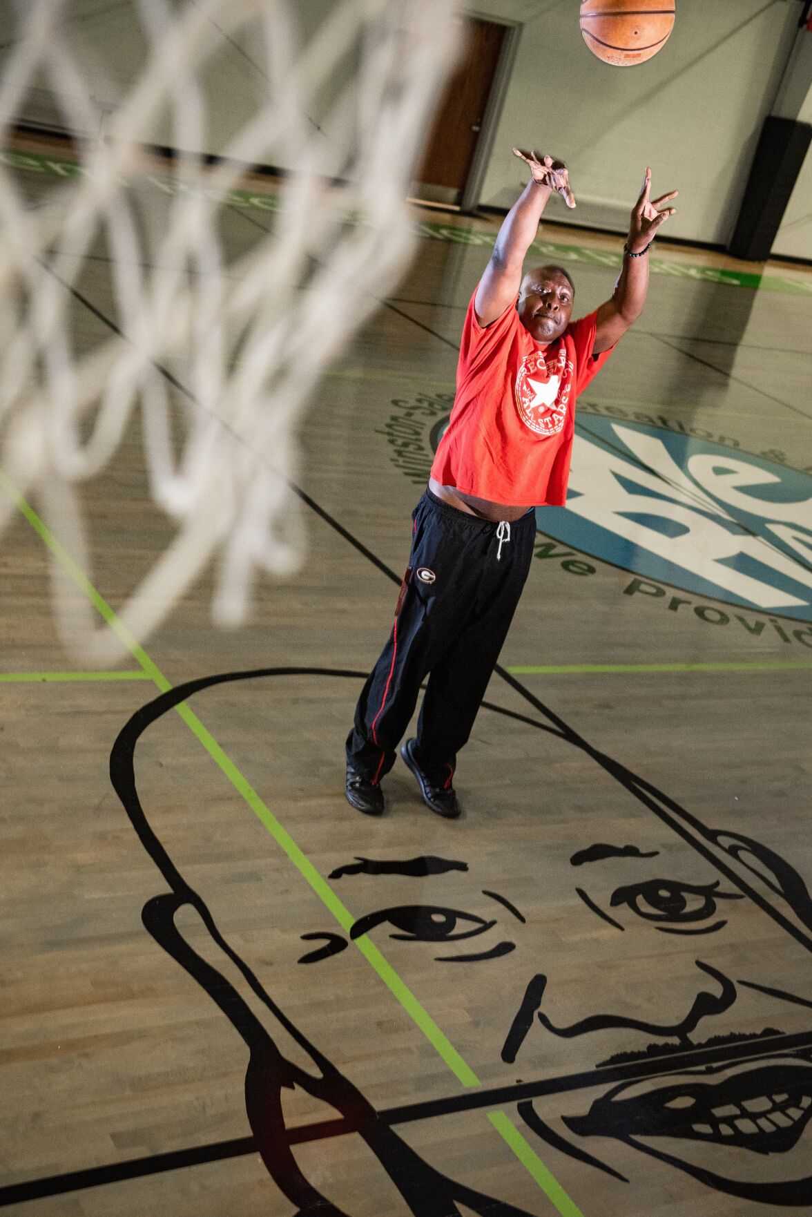Ben Piggott basketball court